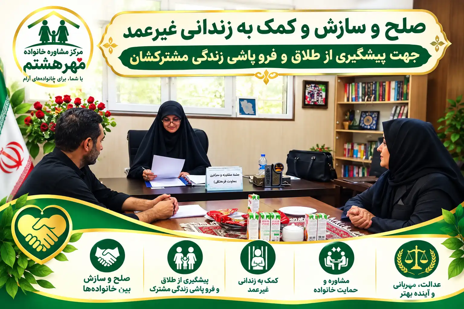 صلح و سازش و کمک به زندانی غیر عمد